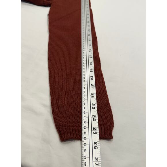 NEW RD Style Stitch Fix Josslyn V-Neck Sweater XL Burnt Orange Cotton Blend NWT - Picture 13 of 15